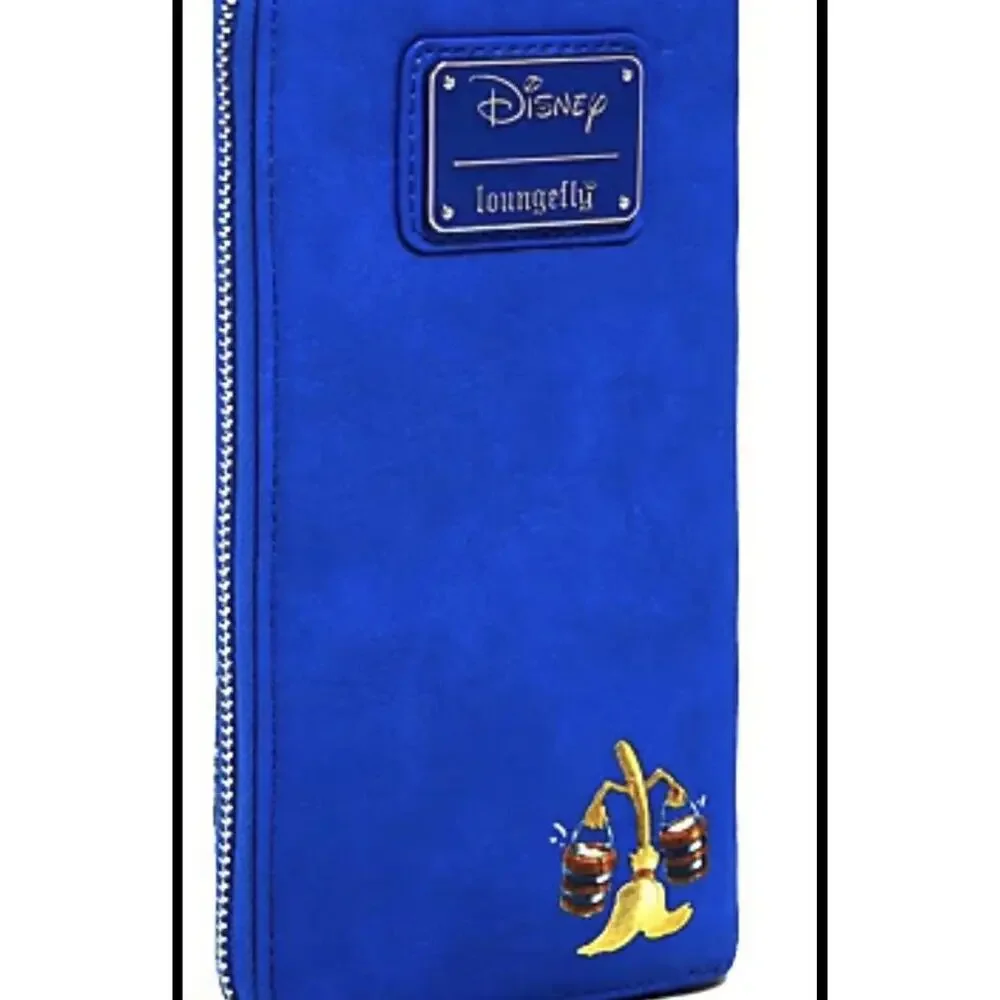 Loungefly Mickey Mouse Mini Backpack & Wallet Set Fantasia Sourcerer Disney NWT